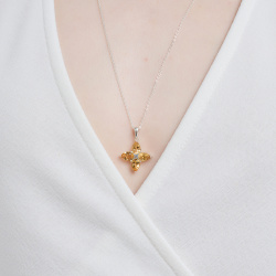 INFANTA Кулон Principessa Pere с цитринами груша