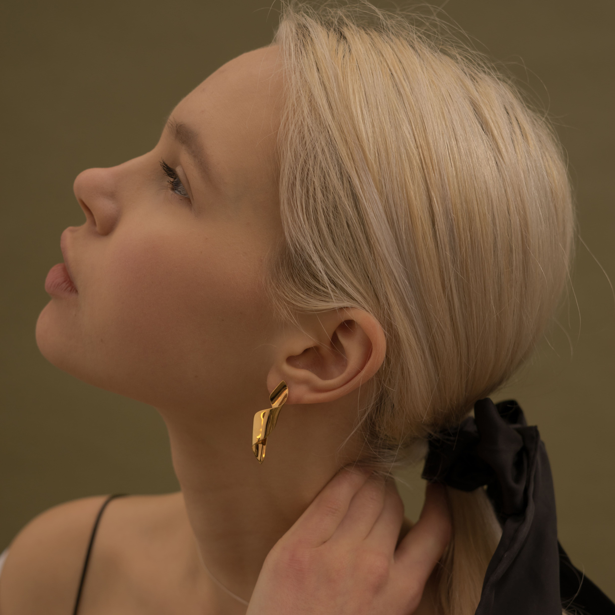 MS. MARBLE серьги Virtue позолота