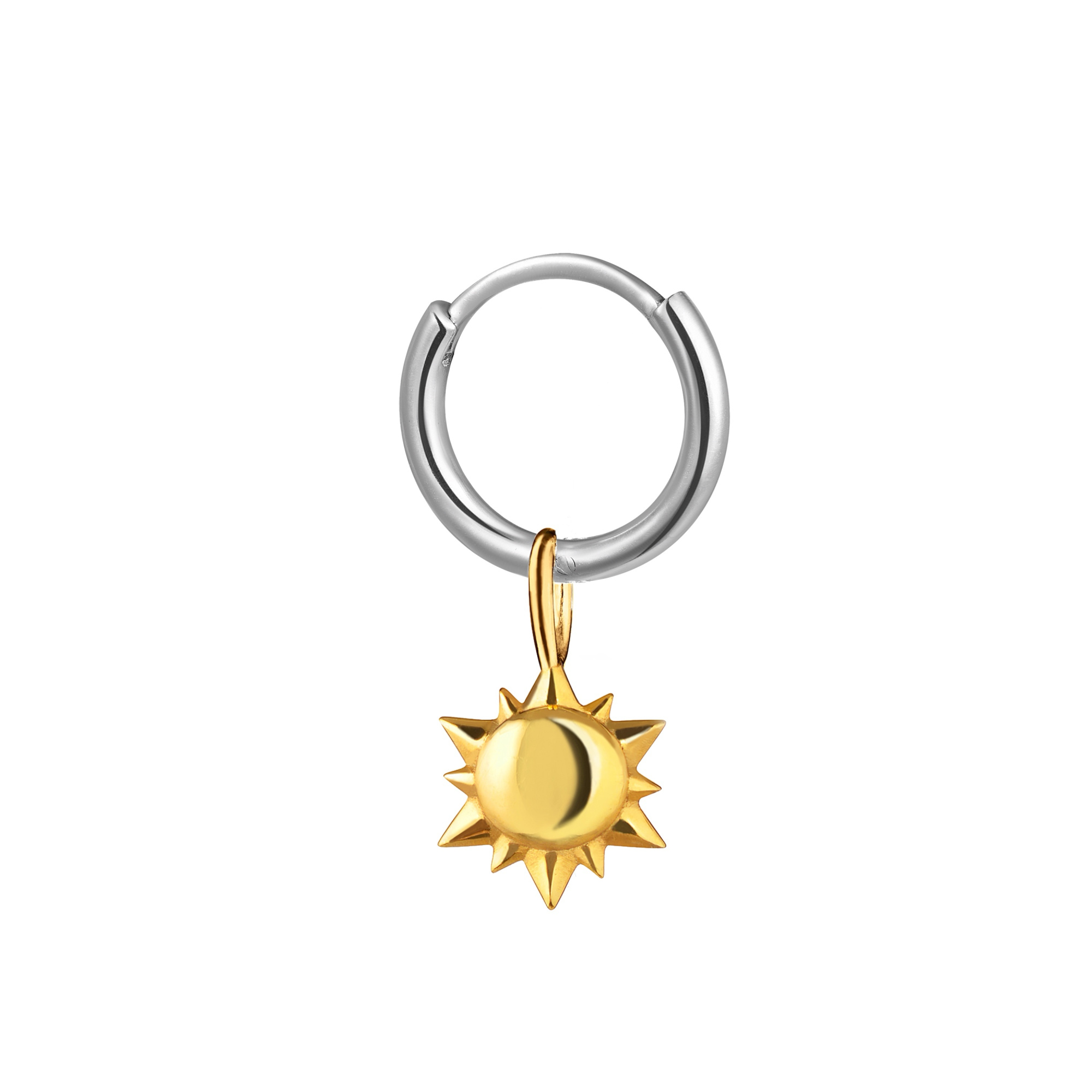 MS. MARBLE серьга Ra с солнцем MAXI