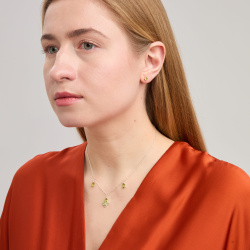 INFANTA Чокер Principessa Giglio с хризолитами