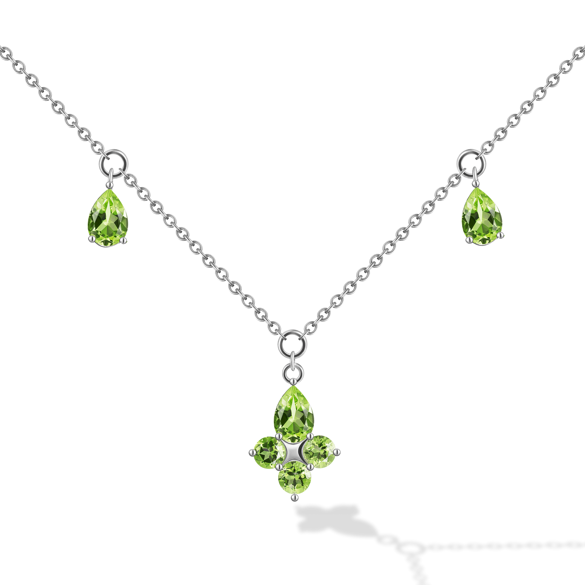 INFANTA Чокер Principessa Giglio с хризолитами