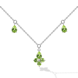 INFANTA Чокер Principessa Giglio с хризолитами