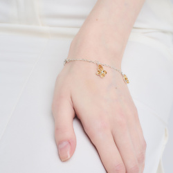 INFANTA Браслет Principessa Ciondolo с цитринами