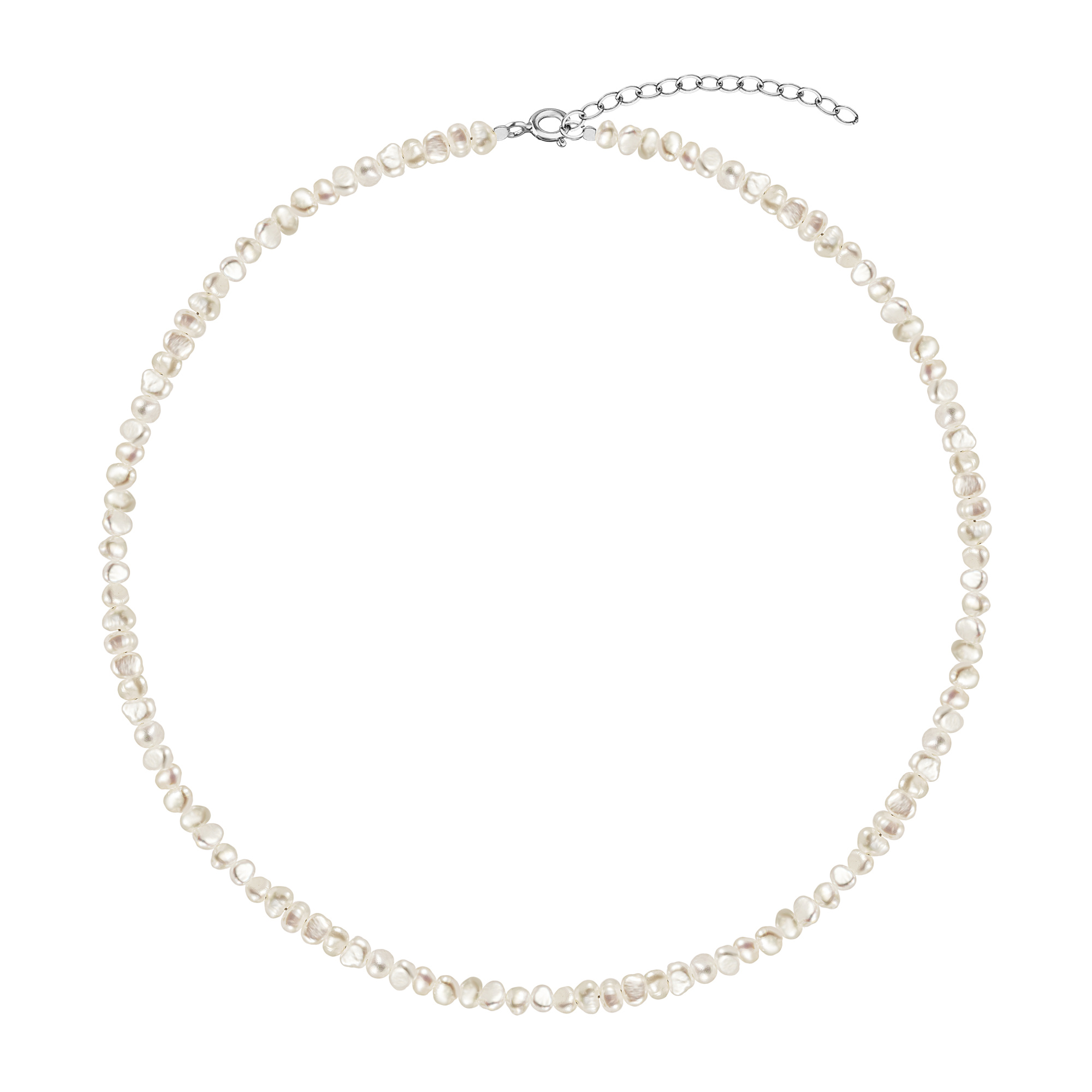 MS.MARBLE Чокер с барочным жемчугом полукруг