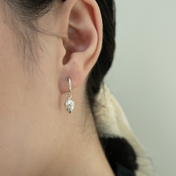 MS. MARBLE серьга Click-S серебро