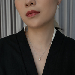 MS. MARBLE Подвеска Pine Cone (Сосновая шишка) на цепочке