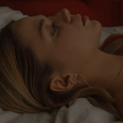 MS. MARBLE серьги Meditation long позолота