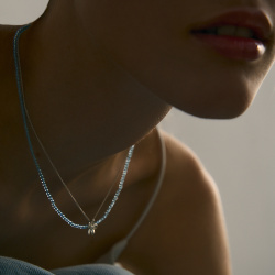 URBAN ISLAND чокер Forget Me Not голубой