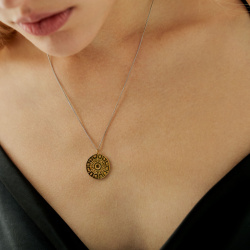 MS. MARBLE подвеска All is one позолота