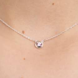 INFANTA Чокер Principessa Cerchio с аметистом в серебре