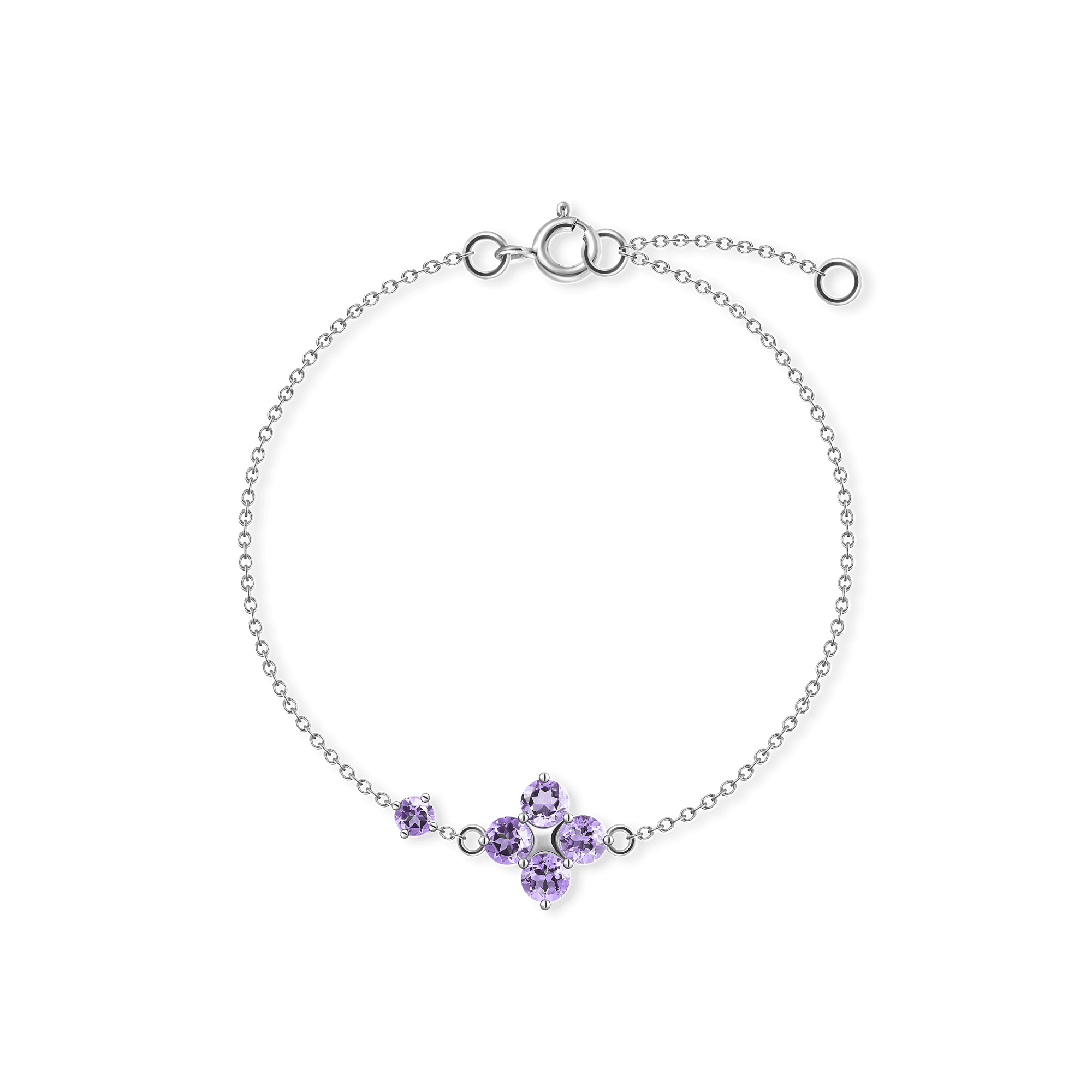 INFANTA Браслет Principessa Asimmetrico с аметистами