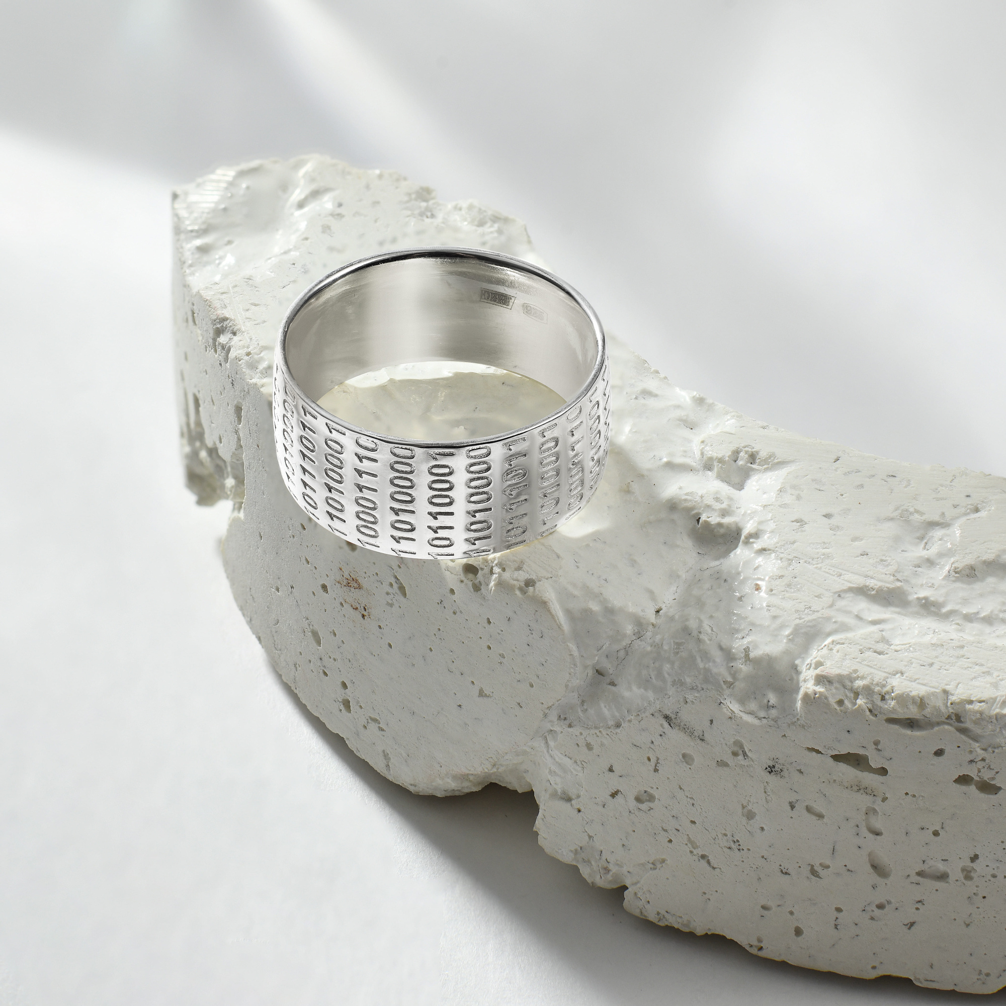 INFANTA Кольцо Бинарный манифест широкое