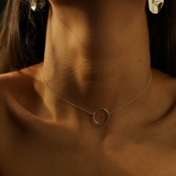 MS. MARBLE подвеска-чокер Karma серебро