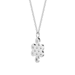 MS. MARBLE Подвеска Endless Knot (Бесконечный узел) на цепочке