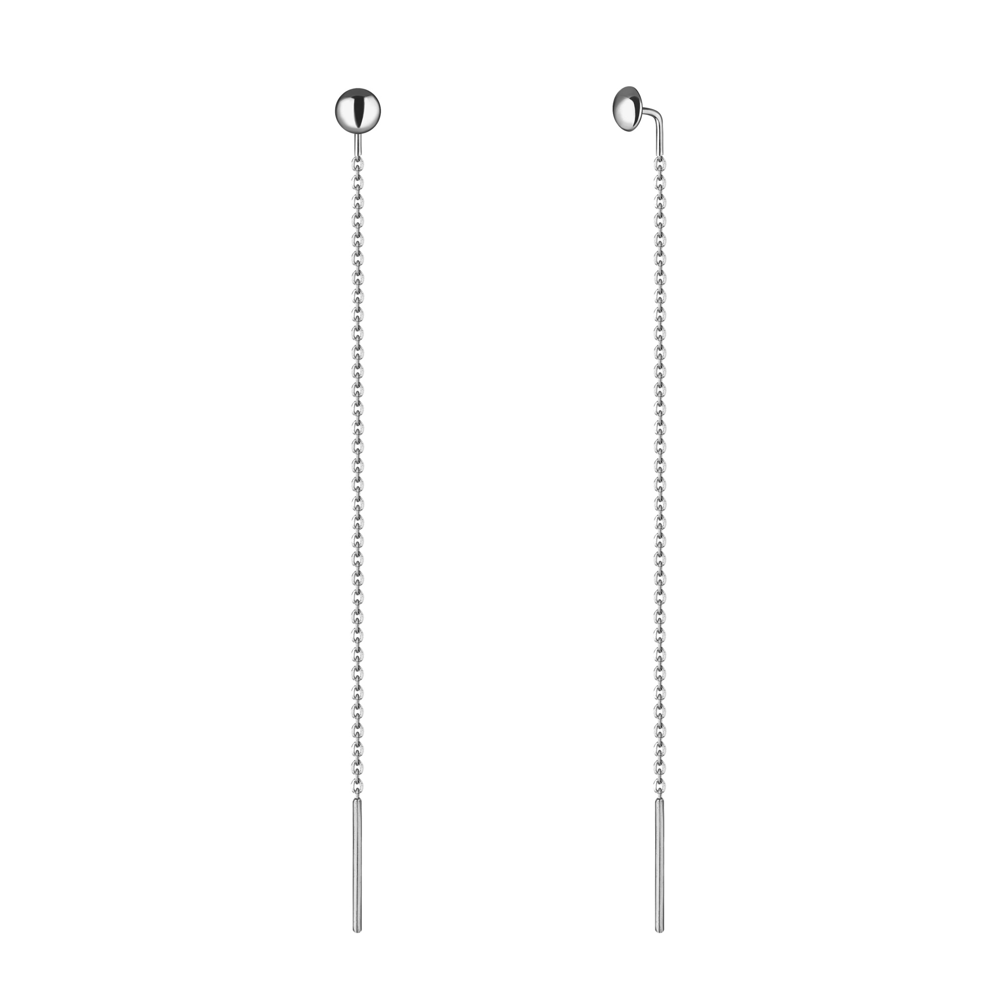 INFANTA Серьги-протяжки Lente Piccolo 100  серебро