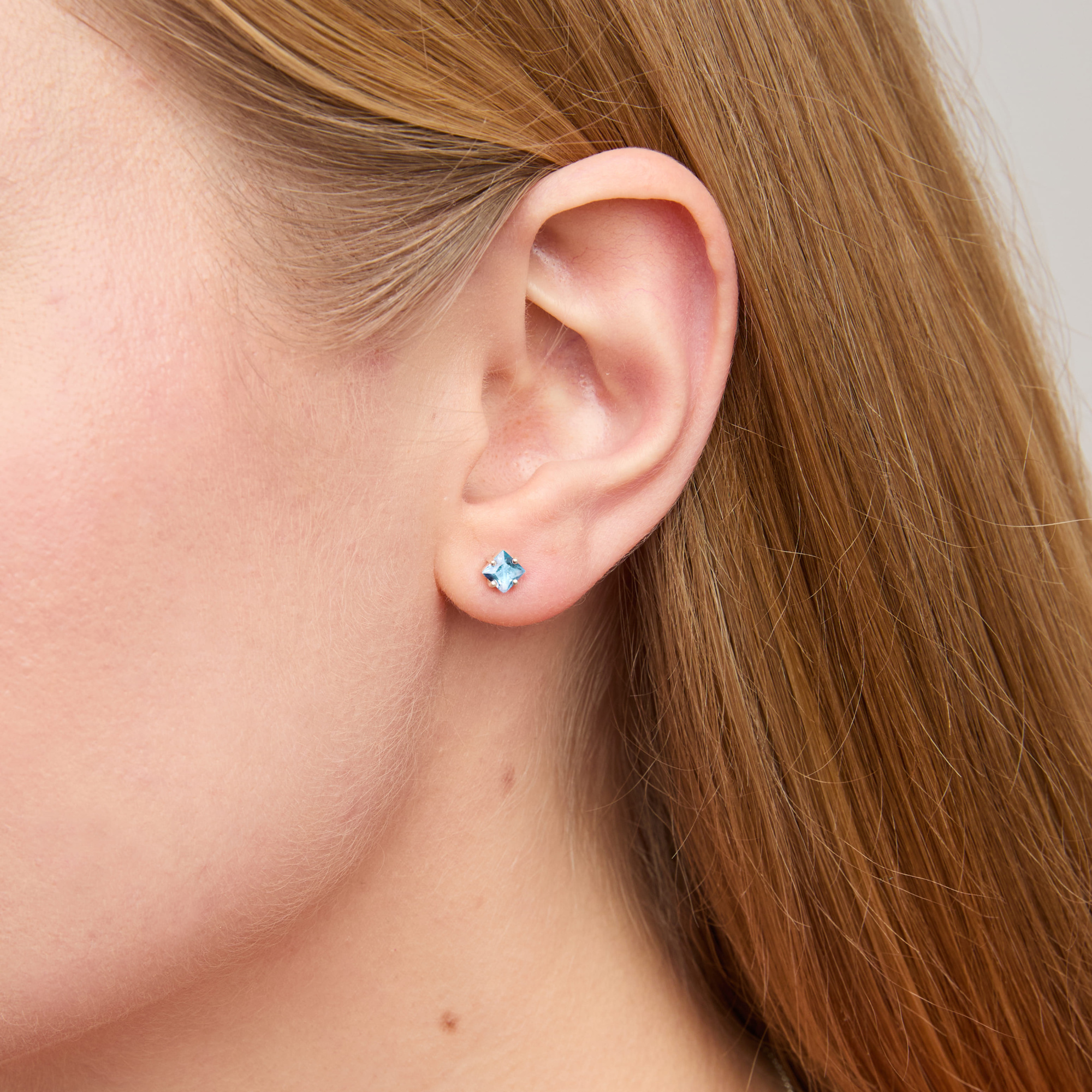 INFANTA Пусеты Principessa Punto с топазами в серебре