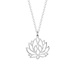 MS. MARBLE Подвеска Lotus Flower (Цветок лотоса) на цепочке