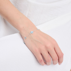 INFANTA Браслет Principessa Quadrifoglio с топазами