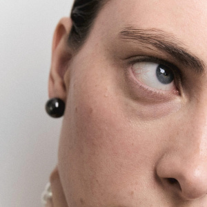 SHAMELESS Серьги КРАШ черный родий