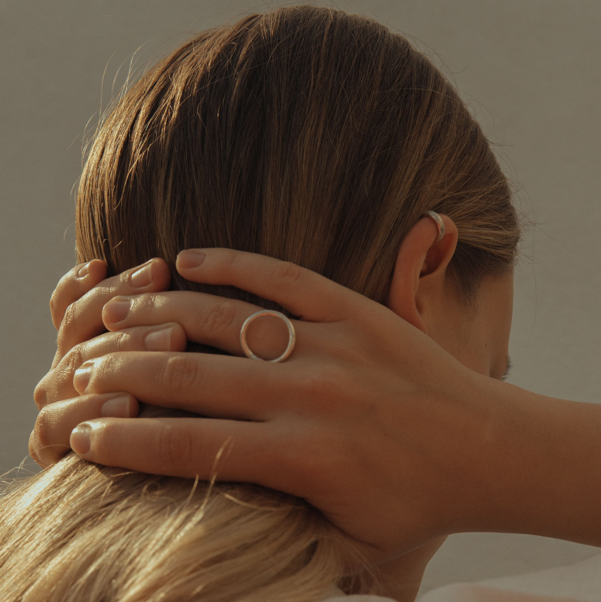 MS. MARBLE кольцо Kundalini серебро