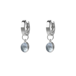 EKATERINA TOLSTAYA Подвесы на серьги с голубым топазом