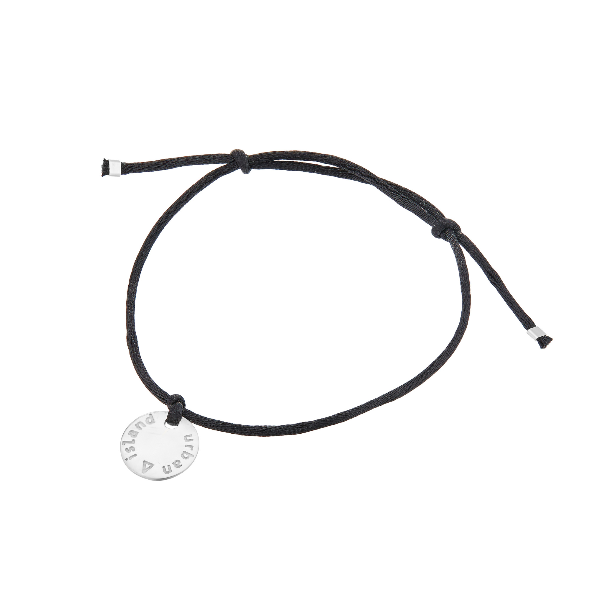URBAN ISLAND браслет Black+Silver