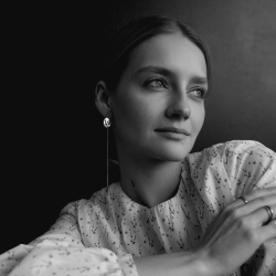 MS. MARBLE серьги Legacy long позолота