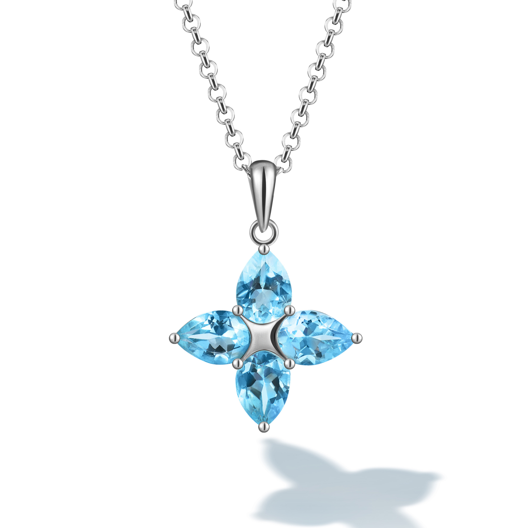 INFANTA Кулон Principessa Pere с топазами груша