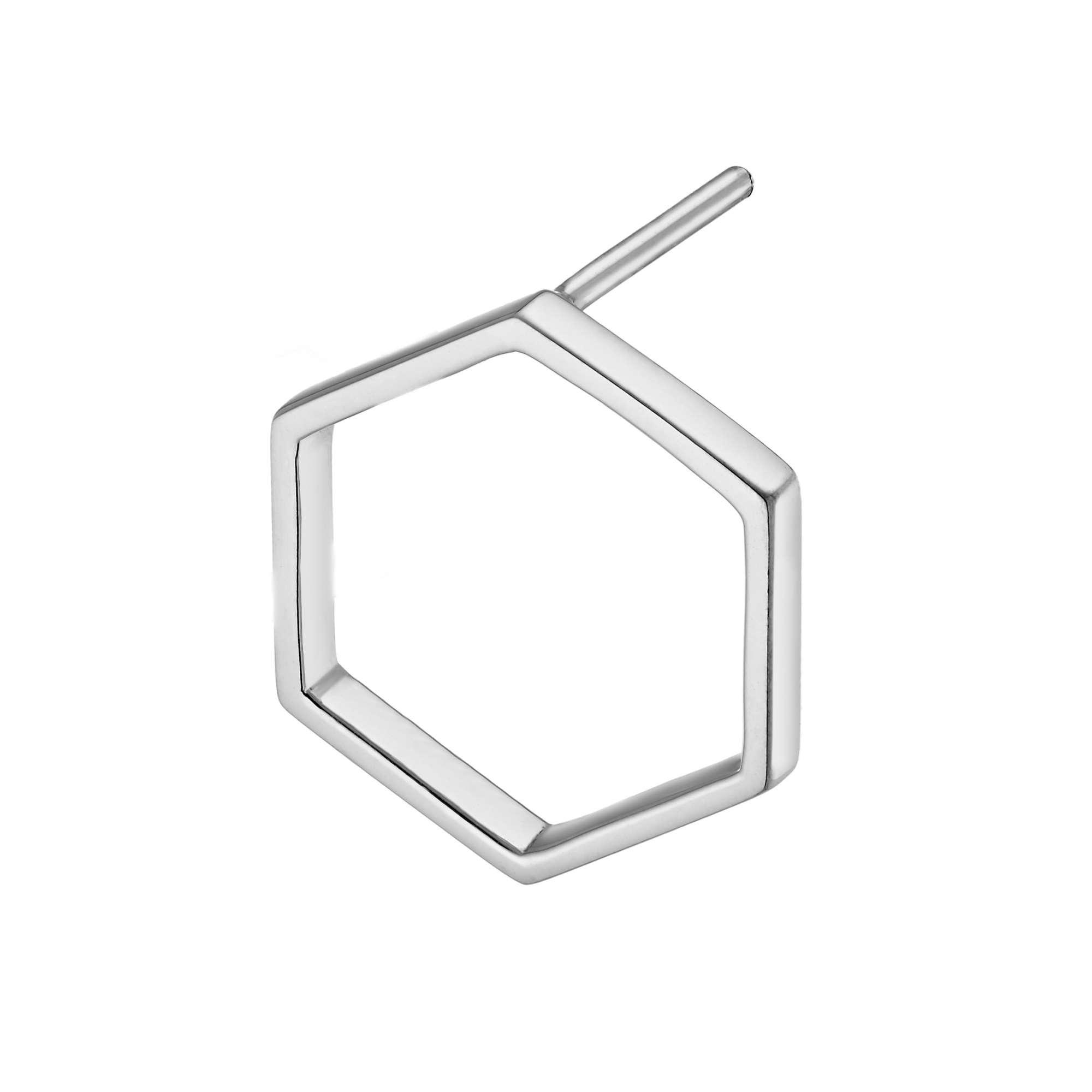 URBAN ISLAND серьга Honeycomb (1 шт)