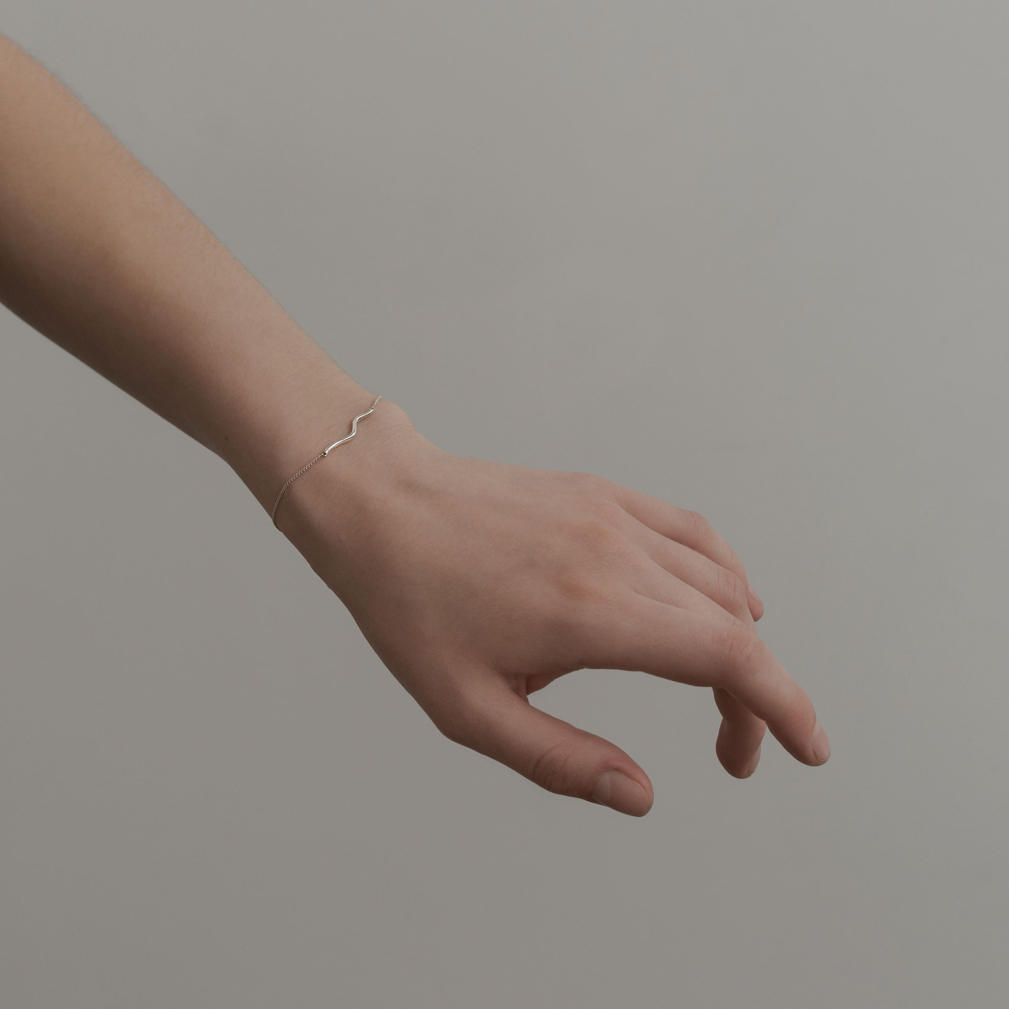 MS. MARBLE Браслет Flow серебро