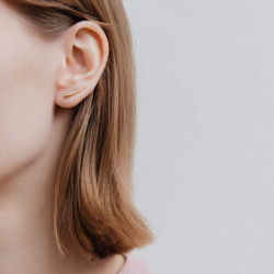 INFANTA Клаймбер Virgola Запятая на левое ухо позолота