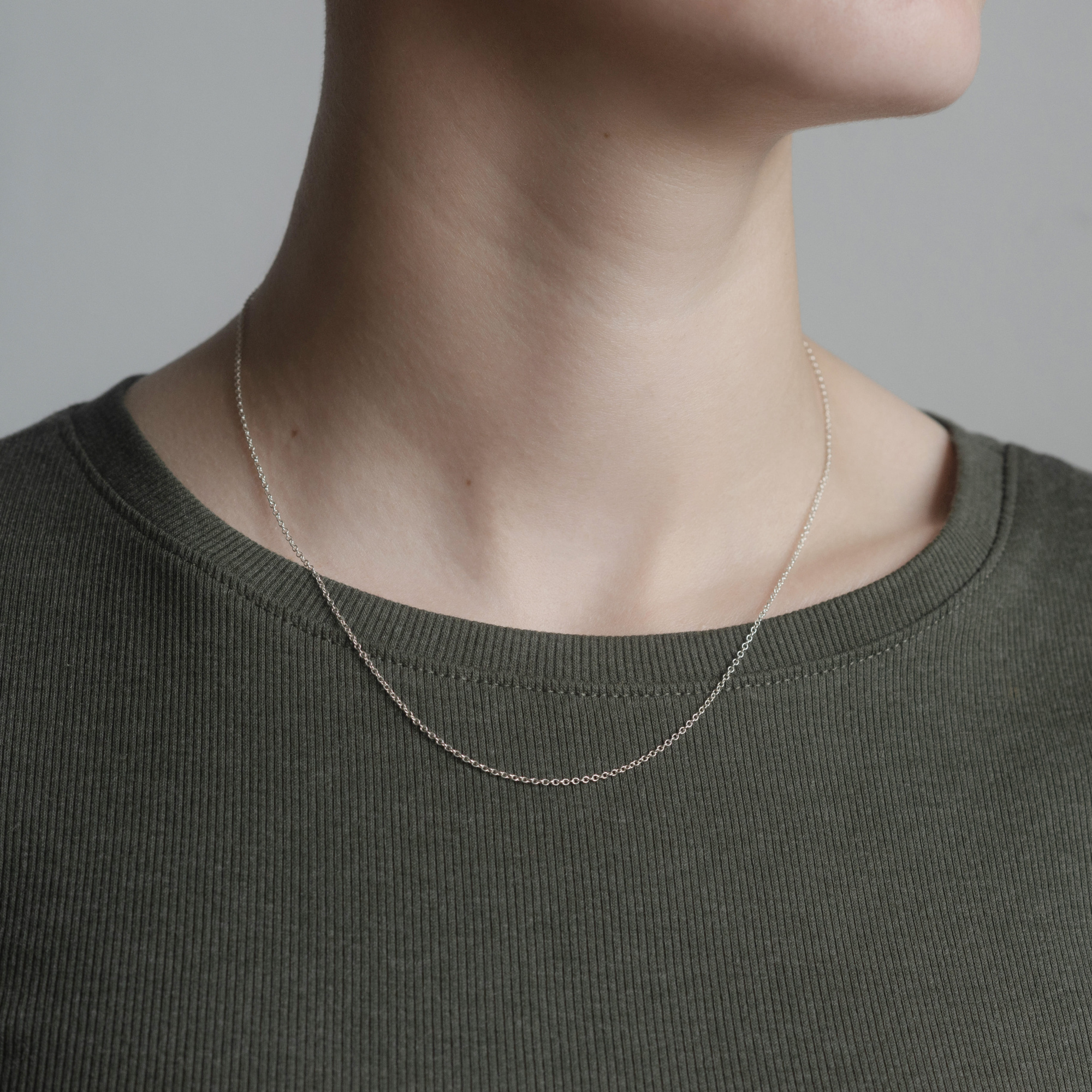 INFANTA Цепочка тонкая якорная 40 см