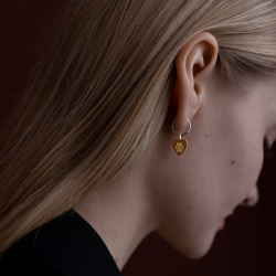 MS. MARBLE серьга Third eye позолота