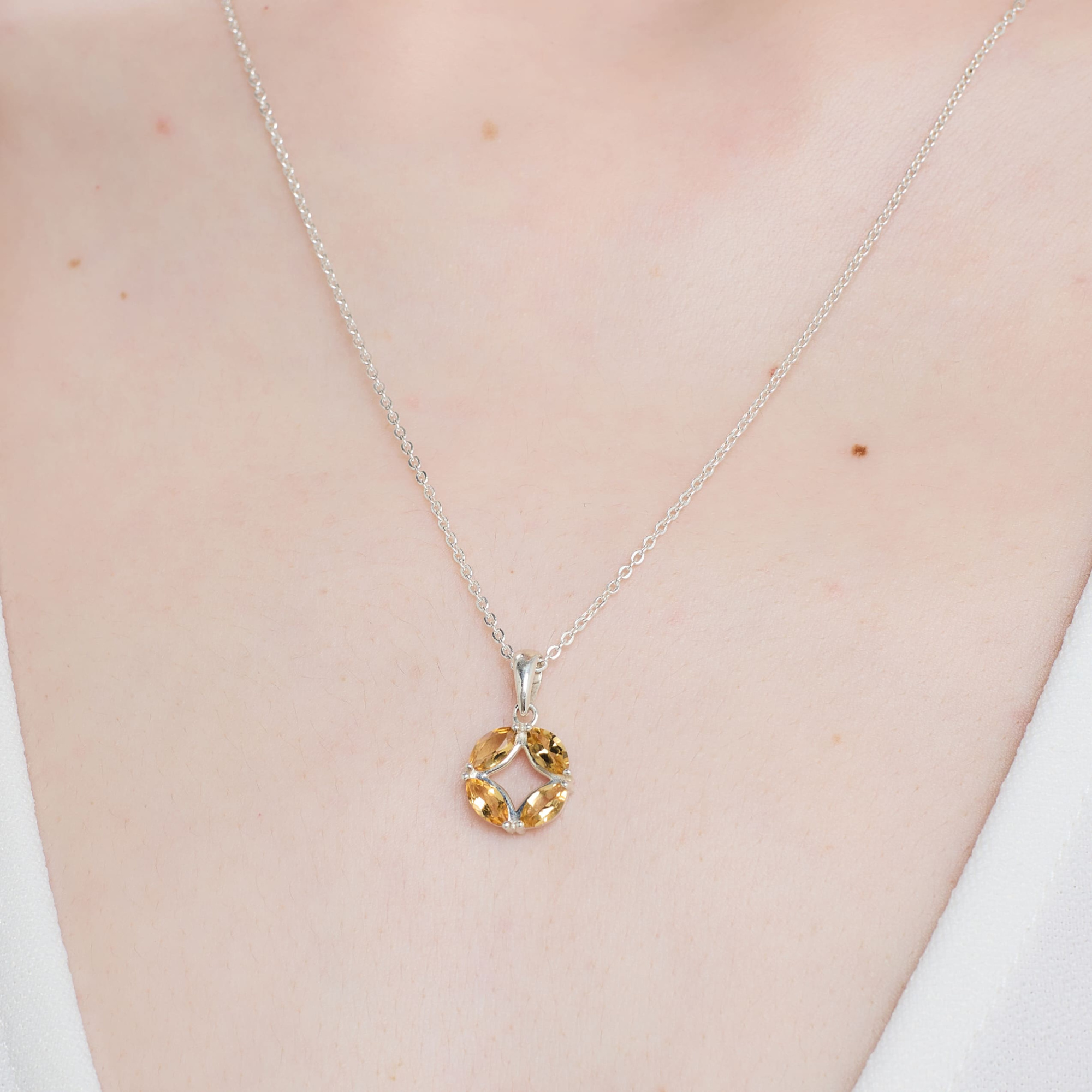 INFANTA Кулон Маркизы Principessa Marchese с цитринами в серебре