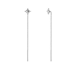 INFANTA Серьги-протяжки Stella 75 серебро