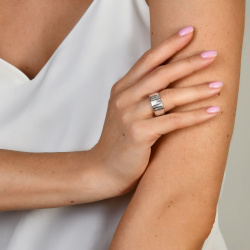 INFANTA Кольцо Бинарный манифест широкое