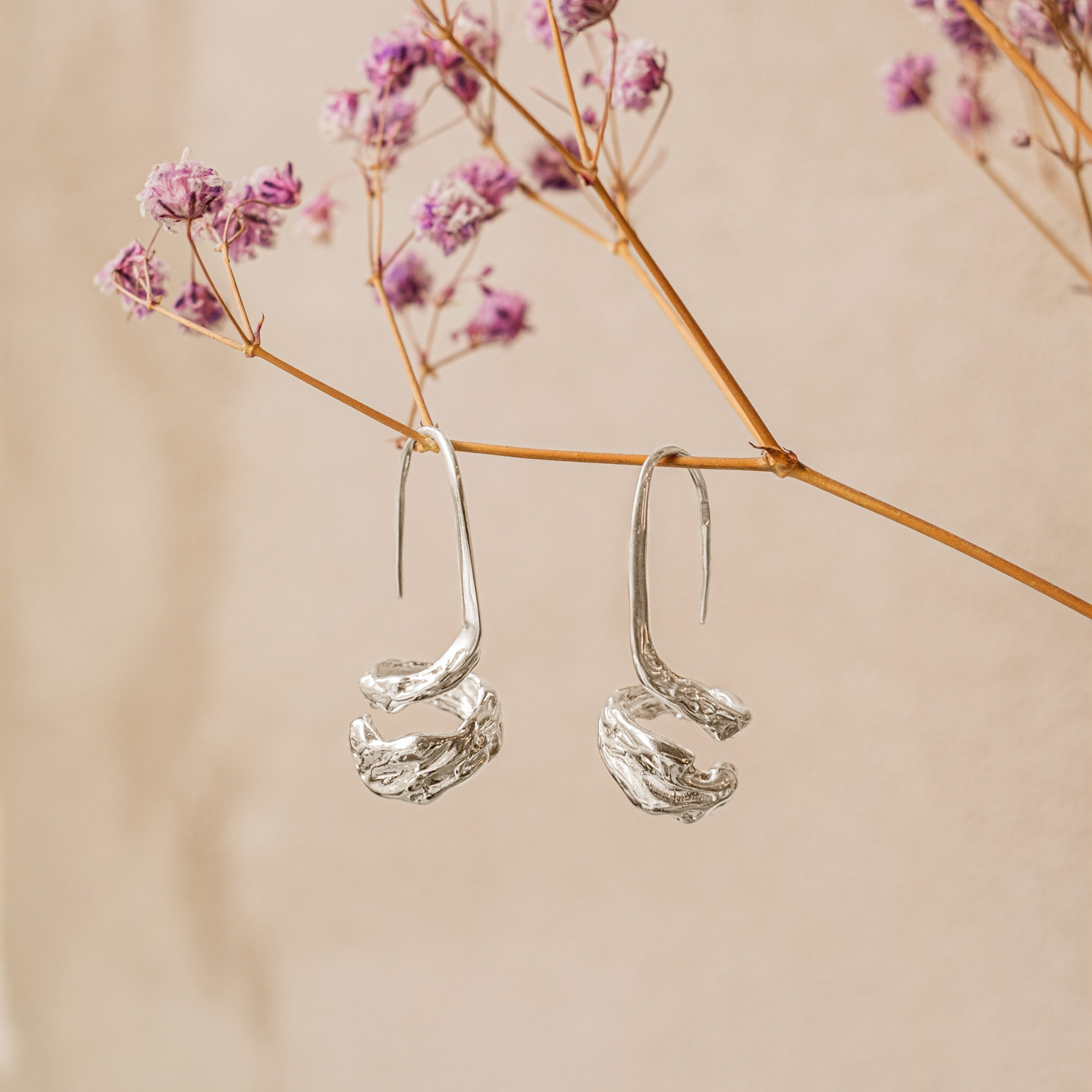 EKATERINA TOLSTAYA Серьги Карамель Завитки