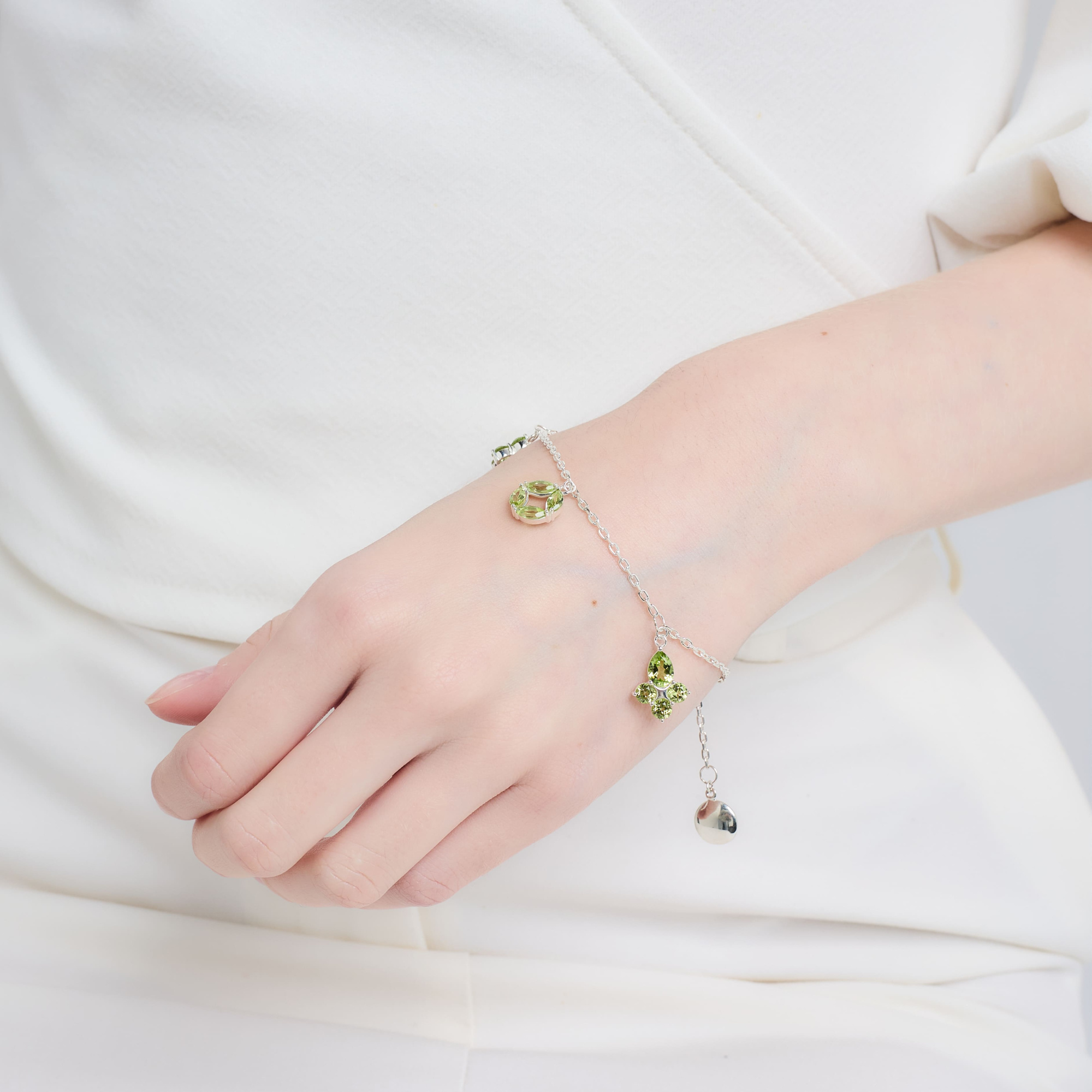 INFANTA Браслет Principessa Ciondolo с хризолитами