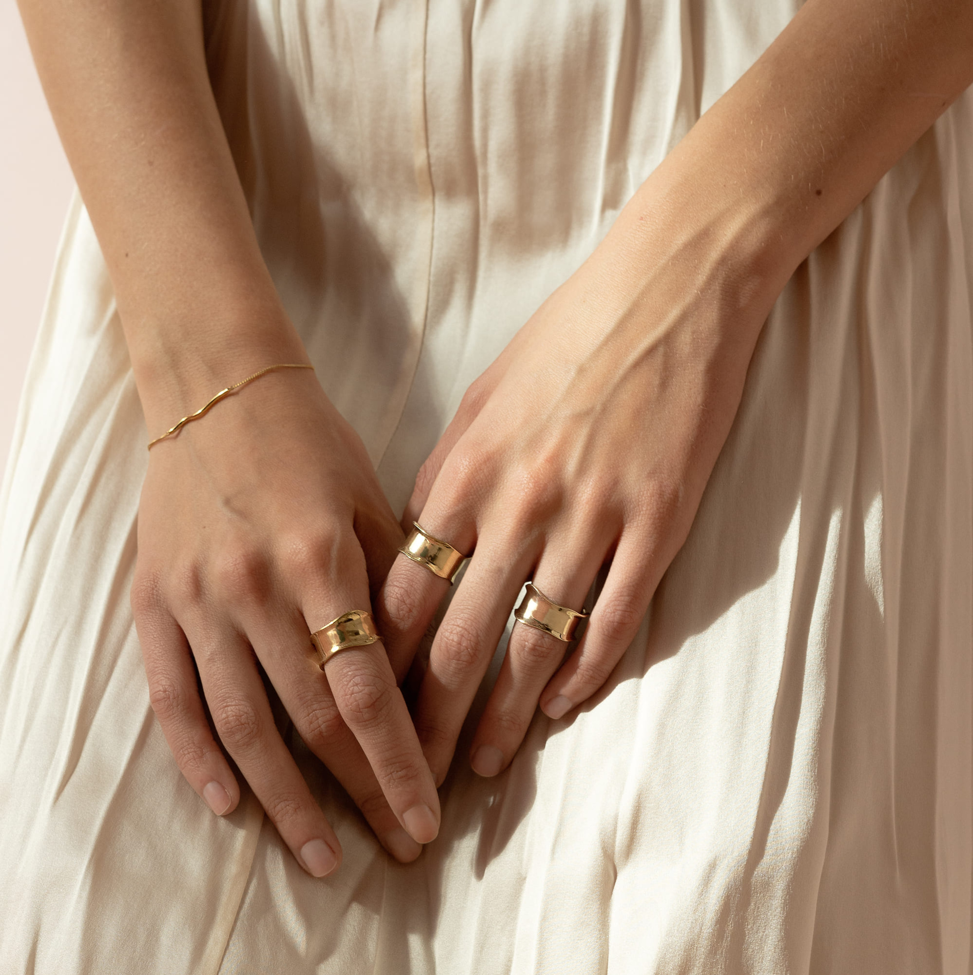 MS. MARBLE кольцо Sixth Sense позолота