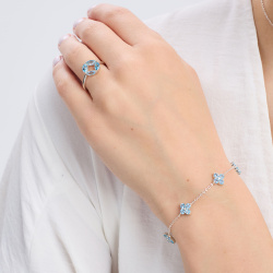 INFANTA Браслет Principessa Cinque с топазами