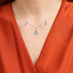 INFANTA Чокер Principessa Giglio с топазами