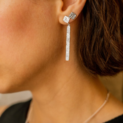 EKATERINA TOLSTAYA Серьги Мозаика длинные