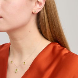 INFANTA Чокер Principessa Giglio с хризолитами