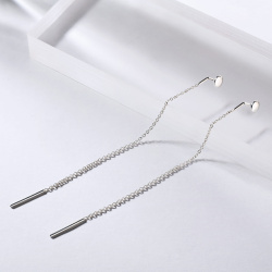 INFANTA Серьги-протяжки Lente Piccolo 100  серебро