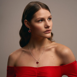 URBAN ISLAND cерьга с подвеской In Love