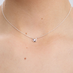 INFANTA Чокер Principessa Cerchio с аметистом в серебре