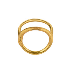 MS. MARBLE кольцо Kundalini позолота