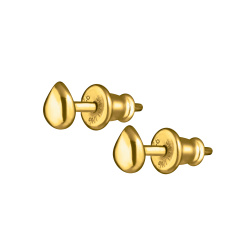 INFANTA Серьги гвоздики Grano позолота