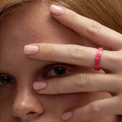 SHAMELESS Кольцо Swimming Pool круглое розовое