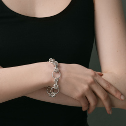 EKATERINA TOLSTAYA Браслет Цепочка из битого серебра